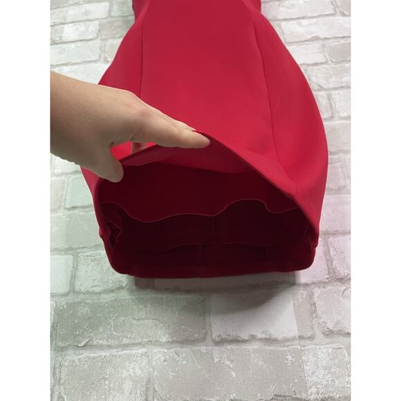 Guess Bodycon Red Strappy Mini Dress - Picture 4 of 15